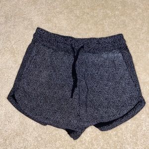 Polka dot athletic shorts